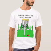 Wirf, Schatz an Bäumen, wiederhole den Golfplatz a T-Shirt (Vorderseite)