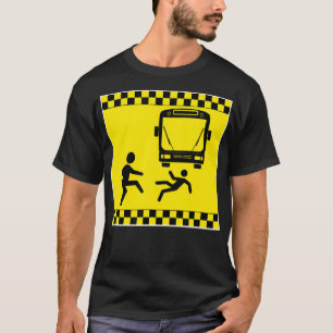 Wirf unter den Bus Vorsicht lustige Gag Geschenk T-Shirt