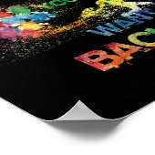 Wirf wie ein Mädchen Will, um Softball zu sichern Poster (Ecke)