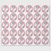 wirft Chicago-Ziegen-Shirt Geschenkpapier (Flach)