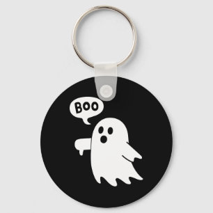 Wirft den Geist herunter, der Boo-Missbilligungsge Schlüsselanhänger