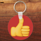 Wirft Emoji auf Schlüsselanhänger (Vorderseite)