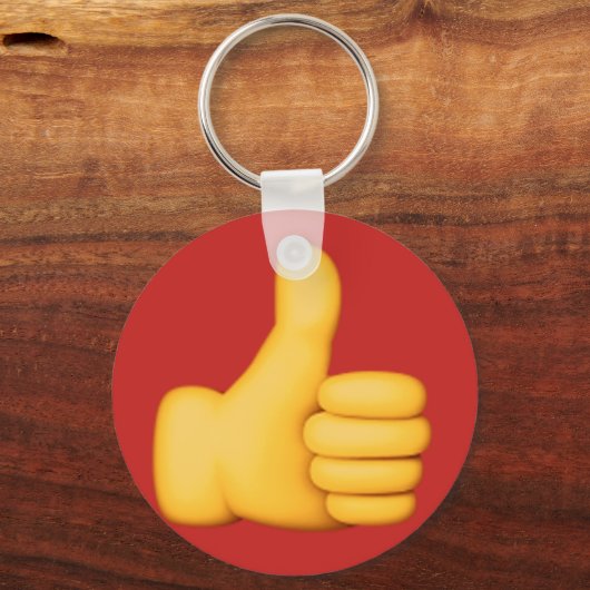 Wirft Emoji auf Schlüsselanhänger (Vorderseite)