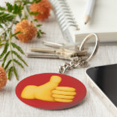 Wirft Emoji auf Schlüsselanhänger (Seite)