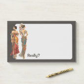 Wirklich? 2 post-it klebezettel (Auf Schreibtisch)