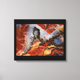 Wirklich altes Holz Leinwanddruck