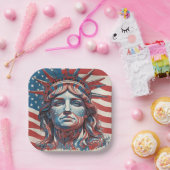 Wirklich Amerika Pappteller (Party)