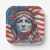 Wirklich Amerika Pappteller (Vorderseite)
