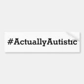 Wirklich autistisch autoaufkleber (Vorne)