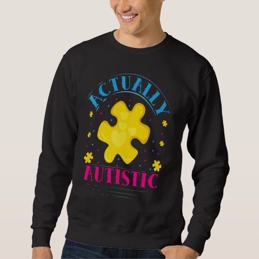 Wirklich autistisch sweatshirt (Vorderseite)