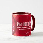Wirklich autistische Neurodivergent Tasse (VorderseiteRechts)