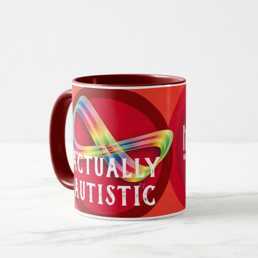 Wirklich autistische tasse (Vorderseite Links)