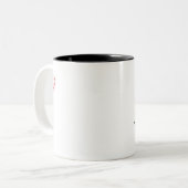 Wirklich B Zweifarbige Tasse (Vorderseite Links)