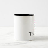 Wirklich B Zweifarbige Tasse (Mittel)