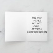 WIRKLICH? BALD GUT! KARTE (Innenseite)