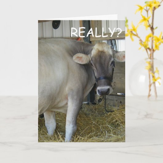 WIRKLICH? BALD GUT! KARTE (Gelbe Blume)