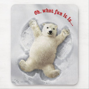Wirklich Big Snow Angel Mousepad