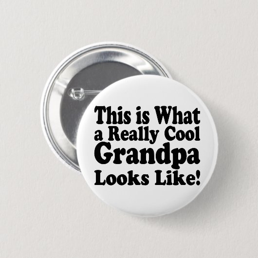 Wirklich Cool Opa Button (Vorne & Hinten)