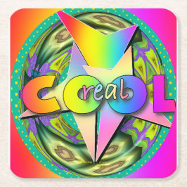 Wirklich Cool Rechteckiger Pappuntersetzer