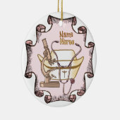 Wirklich coole Krankenschwester Keramik Ornament (Rechts)