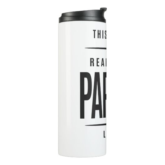 Wirklich Coole Pap-Pap Thermosbecher (Nach links gedreht)