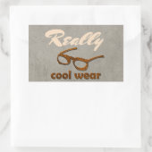 Wirklich Cooler Verschleißbetonschau Rechteckiger Aufkleber (Tasche)