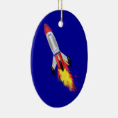 Wirklich cooles Rocket Keramik Ornament (Rechts)