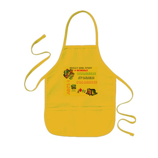 "Wirklich cooles Zeug in der Schule" Kinderschürze (Vorne)