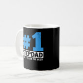 Wirklich die beste Stepdad Nummer eins Stepfather Kaffeetasse (Vorderseite Links)
