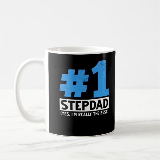 Wirklich die beste Stepdad Nummer eins Stepfather Kaffeetasse (Links)