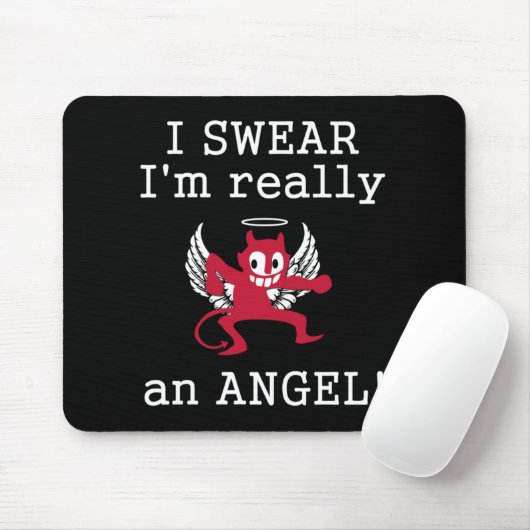 Wirklich ein Angel-Mousepad Mousepad (Mit Mouse)