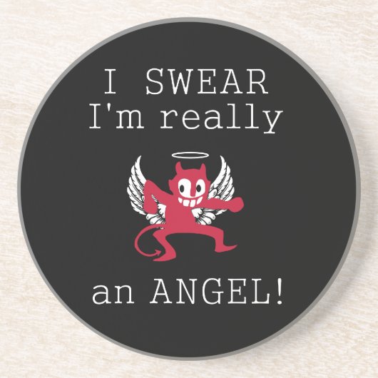 Wirklich ein Angel-Untersetzer Untersetzer (Vorne)