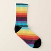 Wirklich farbenfrohe Stripey Socke Socken (Rechts - Außen)