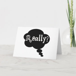 Wirklich? Feiertagskarte