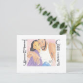 Wirklich festgelegt postkarte (Stehend Vorderseite)