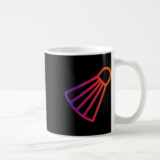 Wirklich gerne Badminton Federball 6 Kaffeetasse (Rechts)
