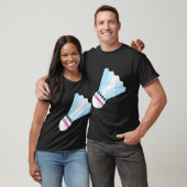 Wirklich gerne Badminton Federball 9  T-Shirt (Unisex)