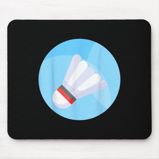 Wirklich gerne Badminton-Shuttle Birdie 0  Mousepad (Vorne)