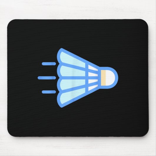 Wirklich gerne Badminton-Shuttle Birdie 4 Mousepad (Vorne)