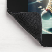 Wirklich gerne Badminton-Shuttle-Birdie Mousepad (Ecke)