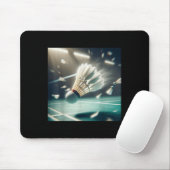 Wirklich gerne Badminton-Shuttle-Birdie Mousepad (Mit Mouse)