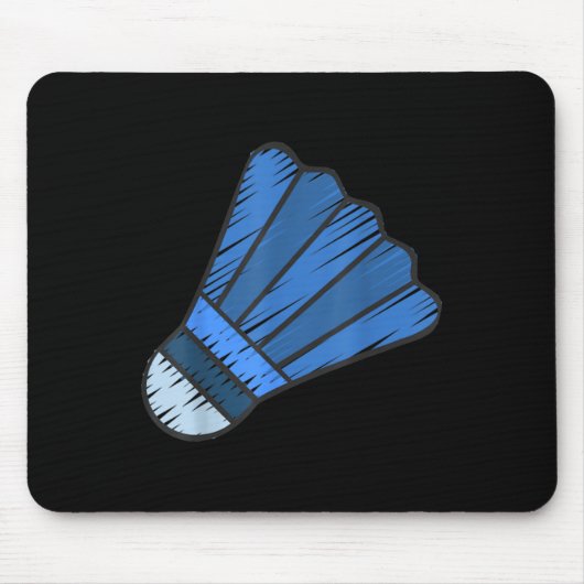 Wirklich gerne Badminton-Shuttle Federball 1 Mousepad (Vorne)
