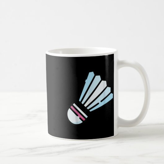 Wirklich gerne Badminton-Shuttle Federball 3 Kaffeetasse (Rechts)
