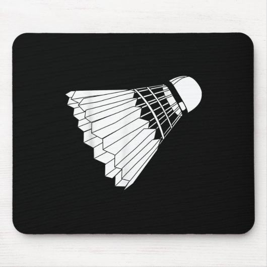 Wirklich gerne Badminton-Shuttle Federball Mousepad (Vorne)