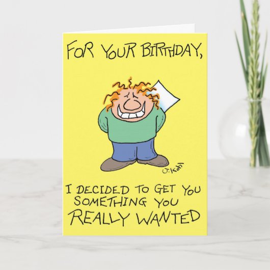 Wirklich Gewollt Karte (Vorderseite)