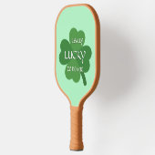 Wirklich glücklich, einen Jig zu machen Pickleball Schläger (Links)