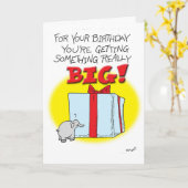 Wirklich groß karte (Gelbe Blume)