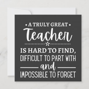 Wirklich großer Lehrer Einladung