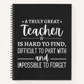 Wirklich großer Lehrer Notizblock (Vorderseite)