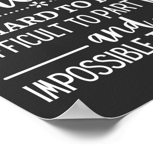 Wirklich großer Lehrer Poster (Ecke)